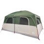 Grünes, wasserdichtes Familien-Campingzelt für 10 Personen von vidaXL, Zelte - Ref: Foro24-94533, Preis: 256,31 €, Rabatt: %