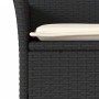 Set de comedor jardín 5 pzas con cojines ratán PE acacia negro by vidaXL, Garden sets - Ref: Foro24-3278728, Price: 282,10 €,...