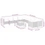 Set de sofás de jardín 11 pzas y cojines ratán sintético gris by vidaXL, Garden sets - Ref: Foro24-3262050, Price: 861,02 €, ...