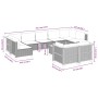 Set de sofás de jardín 10 pzas con cojines ratán sintético gris by vidaXL, Garden sets - Ref: Foro24-3261996, Price: 676,40 €...