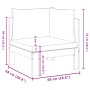 Eckgartensofa mit Kissen aus massivem Akazienholz von vidaXL, Modulare Sofas für den Außenbereich - Ref: Foro24-367622, Preis...