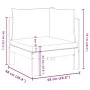Eckgartensofa mit Kissen aus massivem Akazienholz von vidaXL, Modulare Sofas für den Außenbereich - Ref: Foro24-367622, Preis...