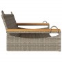 Graue Schaukelbank aus synthetischem Rattan, 109 x 62 x 40 cm von vidaXL, Gartenbänke - Ref: Foro24-368144, Preis: 101,80 €, ...
