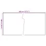 Anthrazitgraue Balkonmarkise aus synthetischem Rattan, 400 x 100 cm von vidaXL, Zaunpaneele - Ref: Foro24-156240, Preis: 57,5...
