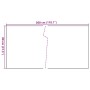 Anthracite gray synthetic rattan balcony awning 300x80 cm by vidaXL, fence panels - Ref: Foro24-156235, Price: 41,48 €, Disco...