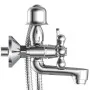 SCHÜTTE Two-handle bathtub mixer tap with hand shower ELK chrome by SCHÜTTE, Faucets - Ref: Foro24-429363, Price: 112,92 €, D...