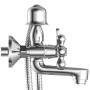 SCHÜTTE Two-handle bathtub mixer tap with hand shower ELK chrome by SCHÜTTE, Faucets - Ref: Foro24-429363, Price: 112,92 €, D...