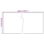 Toldo para balcón ratán sintético marrón y negro 1000x90 cm de vidaXL, Paneles de vallas - Ref: Foro24-156263, Precio: 101,63...