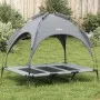 Dog bed with canopy anthracite oxford fabric and steel by vidaXL, Beds for dogs - Ref: Foro24-172595, Price: 55,91 €, Discoun...