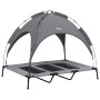 Cama para perros con dosel antracita tela oxford y acero de vidaXL, Camas para perros - Ref: Foro24-172595, Precio: 56,81 €, ...