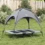 Dog bed with canopy anthracite oxford fabric and steel by vidaXL, Beds for dogs - Ref: Foro24-172595, Price: 55,91 €, Discoun...