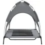 Dog bed with canopy anthracite oxford fabric and steel by vidaXL, Beds for dogs - Ref: Foro24-172595, Price: 55,91 €, Discoun...