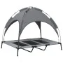 Dog bed with canopy anthracite oxford fabric and steel by vidaXL, Beds for dogs - Ref: Foro24-172595, Price: 55,91 €, Discoun...