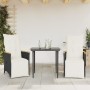 Kissen für Gartenliegen, 2 Stück, schwarzes synthetisches Rattan von vidaXL, Gartenstühle - Ref: Foro24-365671, Preis: 244,04...