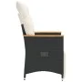 Kissen für Gartenliegen, 2 Stück, schwarzes synthetisches Rattan von vidaXL, Gartenstühle - Ref: Foro24-365671, Preis: 229,62...