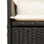 Kissen für Gartenliegen, 2 Stück, schwarzes synthetisches Rattan von vidaXL, Gartenstühle - Ref: Foro24-365671, Preis: 229,62...