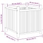 Bambuspflanzgefäß 50x50x50 cm von vidaXL, Töpfe und Pflanzgefäße - Ref: Foro24-366465, Preis: 48,36 €, Rabatt: %