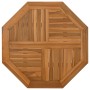 Octagonal solid teak wood table top 60x60x2.5 cm by vidaXL, Table tops - Ref: Foro24-366664, Price: 66,01 €, Discount: %