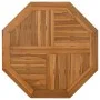 Tablero de mesa octogonal de madera maciza de teca 60x60x2,5 cm de vidaXL, Tableros para mesas - Ref: Foro24-366664, Precio: ...