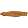 Tablero de mesa octogonal de madera maciza de teca 60x60x2,5 cm