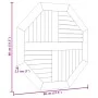 Octagonal solid teak wood table top 80x80x2.5 cm by vidaXL, Table tops - Ref: Foro24-366666, Price: 103,15 €, Discount: %