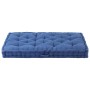 Light blue cotton pallet cushion 120x80x10 cm by vidaXL, Cushions for chairs and sofas - Ref: Foro24-48688, Price: 81,05 €, D...