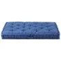 Light blue cotton pallet cushion 120x80x10 cm by vidaXL, Cushions for chairs and sofas - Ref: Foro24-48688, Price: 79,71 €, D...