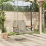 Gray synthetic rattan swing bench 63x62x40 cm by vidaXL, garden benches - Ref: Foro24-368171, Price: 68,58 €, Discount: %