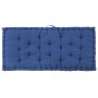 Light blue cotton pallet cushion 120x80x10 cm by vidaXL, Cushions for chairs and sofas - Ref: Foro24-48688, Price: 81,05 €, D...