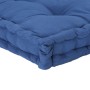Light blue cotton pallet cushion 120x80x10 cm by vidaXL, Cushions for chairs and sofas - Ref: Foro24-48688, Price: 81,05 €, D...