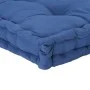 Light blue cotton pallet cushion 120x80x10 cm by vidaXL, Cushions for chairs and sofas - Ref: Foro24-48688, Price: 79,71 €, D...