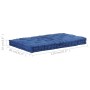Light blue cotton pallet cushion 120x80x10 cm by vidaXL, Cushions for chairs and sofas - Ref: Foro24-48688, Price: 81,05 €, D...