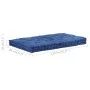 Light blue cotton pallet cushion 120x80x10 cm by vidaXL, Cushions for chairs and sofas - Ref: Foro24-48688, Price: 79,71 €, D...
