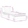 Bett mit hellgrauer Stoffmatratze 80x200 cm von vidaXL, Betten und Lattenroste - Ref: Foro24-3208492, Preis: 285,73 €, Rabatt: %