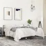 Estructura cama madera ingeniería metal marrón roble 150x200 cm de vidaXL, Camas y somieres - Ref: Foro24-3280051, Precio: 14...