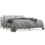 Estructura cama madera ingeniería metal roble Sonoma 180x200 cm de vidaXL, Camas y somieres - Ref: Foro24-3280058, Precio: 14...