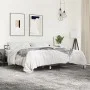 Estructura cama madera ingeniería metal marrón roble 200x200 cm de vidaXL, Camas y somieres - Ref: Foro24-3280066, Precio: 15...