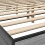 Sonoma gray metal engineered wood bed frame 150x200 cm by vidaXL, Beds and slatted bases - Ref: Foro24-3280100, Price: 149,35...