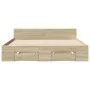 Sonoma oak engineered wood bed with drawers 160x200 cm by vidaXL, Beds and slatted bases - Ref: Foro24-3280736, Price: 174,24...