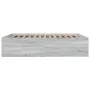 Sonoma gray engineered wood bed frame 160x200 cm by vidaXL, Beds and slatted bases - Ref: Foro24-3280914, Price: 151,66 €, Di...