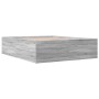 Estructura de cama madera de ingeniería gris Sonoma 160x200 cm de vidaXL, Camas y somieres - Ref: Foro24-3280914, Precio: 153...