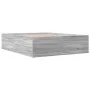 Sonoma gray engineered wood bed frame 160x200 cm by vidaXL, Beds and slatted bases - Ref: Foro24-3280914, Price: 151,66 €, Di...