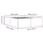 Sonoma gray engineered wood bed frame 160x200 cm by vidaXL, Beds and slatted bases - Ref: Foro24-3280914, Price: 151,66 €, Di...