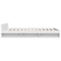 Weißes Holzwerkstoffbett mit Schubladen 140x190 cm von vidaXL, Betten und Lattenroste - Ref: Foro24-3280762, Preis: 189,96 €,...