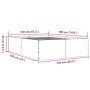 Concrete gray engineered wood bed frame 120x190cm by vidaXL, Beds and slatted bases - Ref: Foro24-3280954, Price: 135,28 €, D...