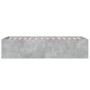 Concrete gray engineered wood bed frame 100x200cm by vidaXL, Beds and slatted bases - Ref: Foro24-3280961, Price: 104,35 €, D...