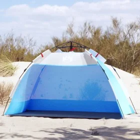 Strandzelt 2 Personen wasserdicht schnell öffnend blau von vidaXL, Zelte - Ref: Foro24-4005293, Preis: 64,03 €, Rabatt: %