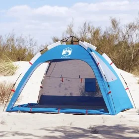 Tienda de playa 2 personas impermeable apertura rápida azul de vidaXL, Tiendas de campaña - Ref: Foro24-4005302, Precio: 66,9...