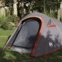 Wasserdichtes 3-Personen-Tunnelzelt in Grau und Orange von vidaXL, Zelte - Ref: Foro24-94602, Preis: 70,71 €, Rabatt: %