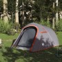 Tienda de campaña túnel 3 personas impermeable gris y naranja de vidaXL, Tiendas de campaña - Ref: Foro24-94602, Precio: 70,71 €